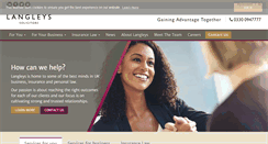 Desktop Screenshot of langleys.com